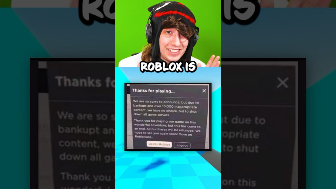 ROBLOX SHUTTING DOWN  - YouTube